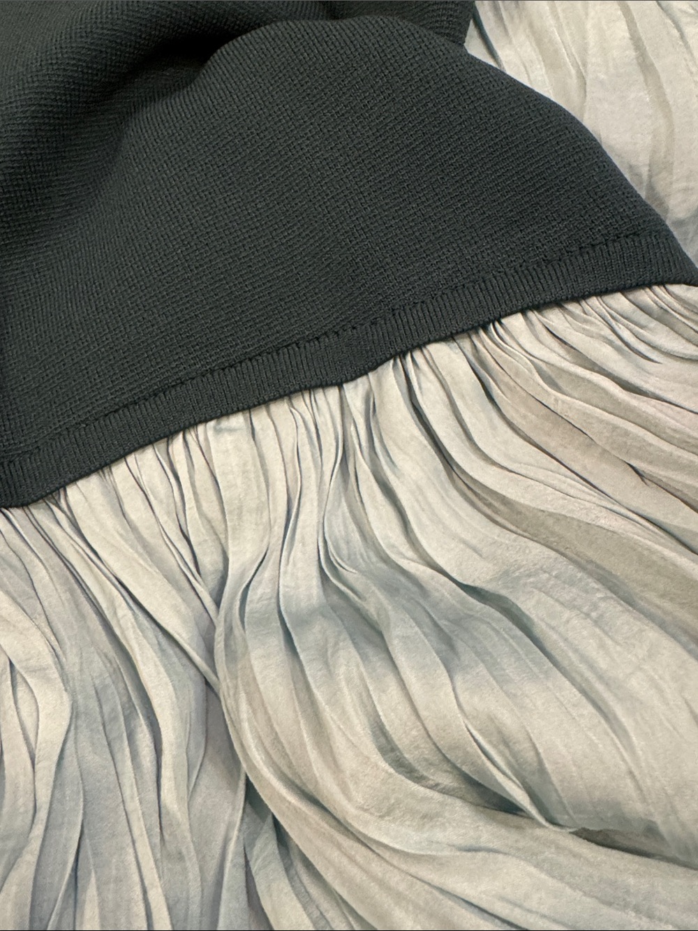 MOON RIVER TEAL 2 TONE STRAPLESS DRESS - Picture 5 of 5